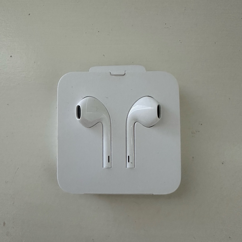 Apple White Earbud Headphones with Lightning Cable